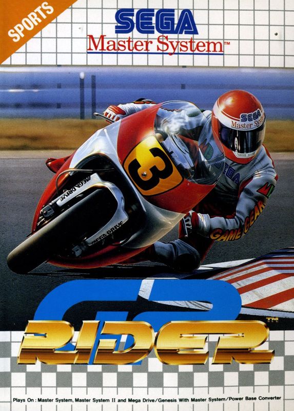 GP Rider box art for Sega Master System